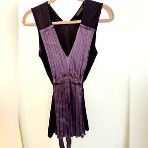 BCBGMAXAZRIA Purple Sleevless Top sz SMALL